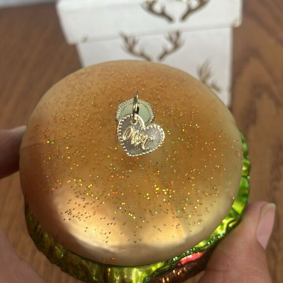 Old World Christmas Blown Glass Ornament—Hamburger - Picture 4 of 5